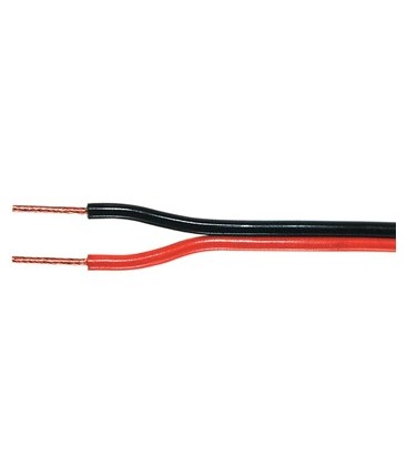 SPEAKERKABEL 2 X 0,75 rood/zwart per meter LSP-014R-1