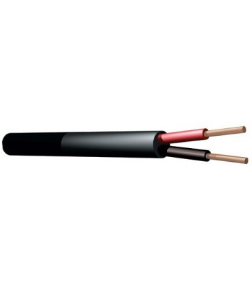 SPEAKERKABEL PRO 2 X 1,5 ZWART per meter 801.818-1