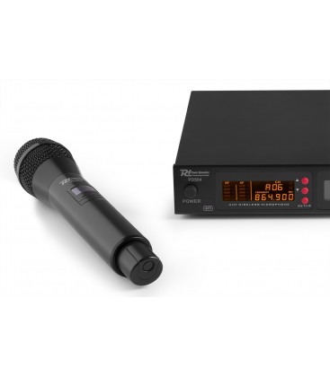 PD504H 4x 50-Kanaals UHF Draadloze microfoonset met 4 handmicrofoons