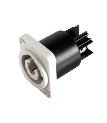 POWERCON 3-POLIG CHASSI GRIJS VOEDINGSUITGANG NEUTRIK NAC3MPB