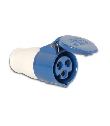 CEE KOPPELSTEKKER BLAUW 3P 16A PLUGAC04