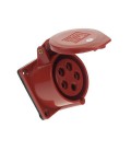 CEE INBOUWSTOPK ROOD PCE CE I516R 5P 16A PLUGAC10-16