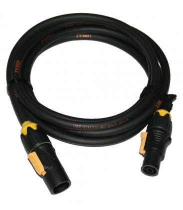 POWERCON True1 IP65 Tour Verbindingskabel 3m Male - Female 3x1,5mm² 16A