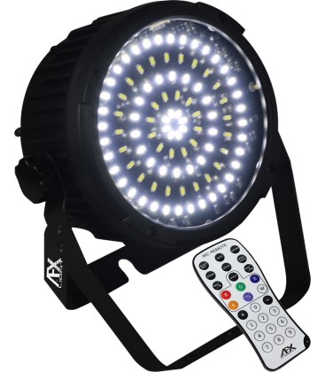 Verhuur 6x Krachtige LED stroboscoop/blinders 48W in flightcase + statief met winch PER DAG