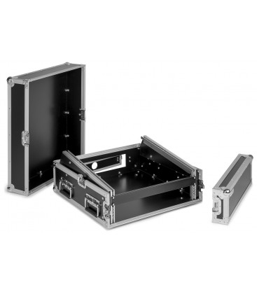 Flightrack console 19" 2 HE With Slanted 10 HE Top PD-F2U10