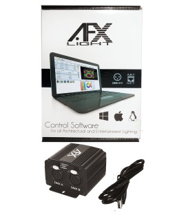 PRO DMX CONTROL SOFTWARE WITH USB INTERFACE AFX LS1024DMX-PRO