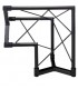 DJ TRUSS DECO TRUSS XL-200 TRIO ZWART HOEK 90° TWEE WEG C21