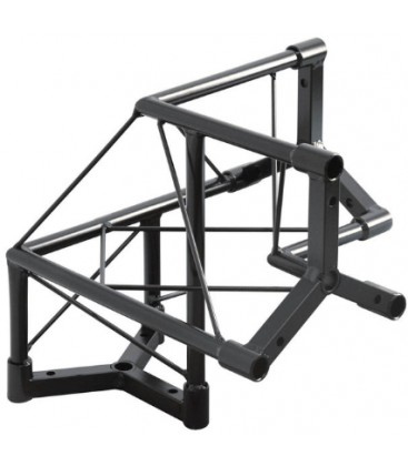 DJ TRUSS DECO TRUSS XL-200 TRIO ZWART HOEK 90° DRIE WEG C31
