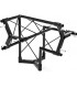 DJ TRUSS DECO TRUSS XL-200 TRIO ZWART HOEK 90° DRIE WEG C31