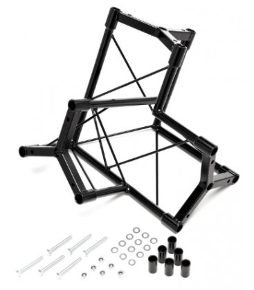 DJ TRUSS DECO TRUSS XL-200 TRIO ZWART HOEK 90° DRIE WEG C31