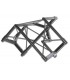 DJ TRUSS DECO TRUSS XL-200 TRIO ZWART HOEK 90° DRIE WEG C31