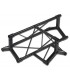 DJ TRUSS DECO TRUSS XL-200 TRIO ZWART T-STUK HORIZONTAAL C35