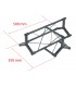 DJ TRUSS DECO TRUSS XL-200 TRIO ZWART T-STUK HORIZONTAAL C35