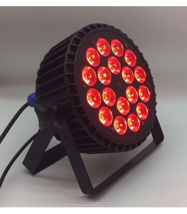 Aluminium LED Par Pro 18 X 12watt RGBW 4-in1 Powercon in-out BAC512