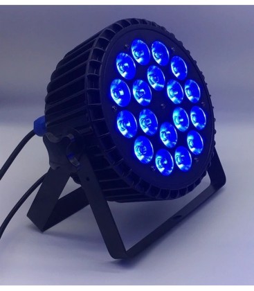 Aluminium LED Par Pro 18 X 12watt RGBW 4-in1 Powercon in-out BAC512