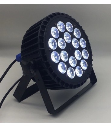 Aluminium LED Par Pro 18 X 12watt RGBW 4-in1 Powercon in-out BAC512