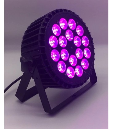 Aluminium LED Par Pro 18 X 12watt RGBW 4-in1 Powercon in-out BAC512