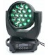 LED Moving Head Zoom 19 x 15W RGBW TMH-1915 2 Stuks in Flight Case AFX