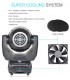 LED Moving Head Zoom 19 x 15W RGBW TMH-1915 2 Stuks in Flight Case AFX