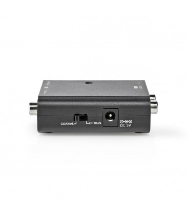 Digitale Audio to Stereo Converter TosLink + S/PDIF to RCA ACON2509BK