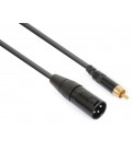 PD Connex Kabel XLR Male - RCA Male 0,15m CX132