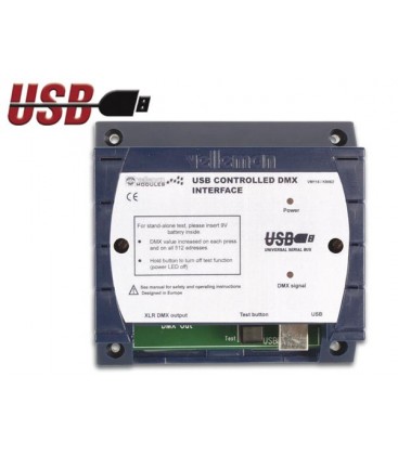 DMX CONTROLLER VIA USB 512 KAN. Velleman VM116