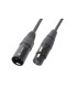 XLR 3F - XLR 3M 1,5m MIC-DMX-SIG KABEL BLACK JACK CX35-1 MC-220-15
