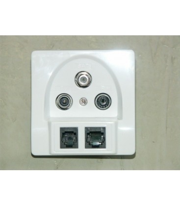 Aansluitdoos TV/SAT/FM/TEL/LAN