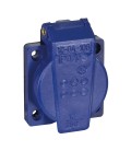 STOPCONTACT INBOUW PENAARDE BLAUW 16A 01150