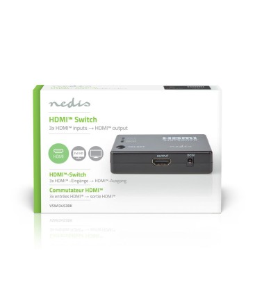 3-Poorts HDMI Switch 4K König VSWI3453BK