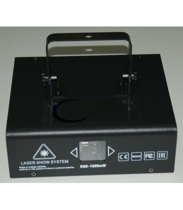 Animatie Laser SCAN1000 RGB 1W Muliticolor DMX