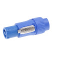 POWERCONNECTOR 3-POLIG PLUG BLAUW VOEDINGSINGANG