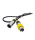 Waterproof DMX Cable 10 meter 3P M/F Rubber