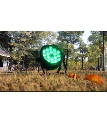 Alu Waterproof LED Par Pro 18 X 18watt RGBWA UV Powercon WPP618