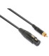 Verloopkabel XLR Female RCA Male 0,15 cm CX136