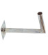 L Muurbeugel 55 cm verzinkt