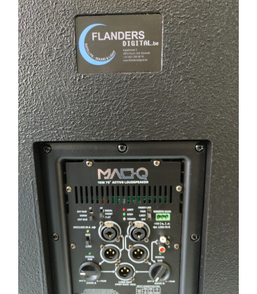 Actieve Top Speaker 15'' MAC-Q TOP1520-A 2000 watt