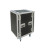19" Rackcase, 16 HE, Hout, Alu afwerking 4 Wielen JV CASE 03211