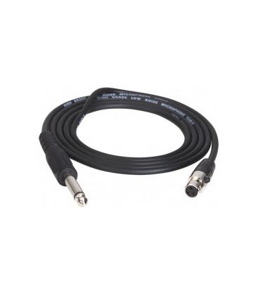 Gitaarkabel 0,9m mini XLR F -> Jack 6,3 M Power Dynamics PDG1