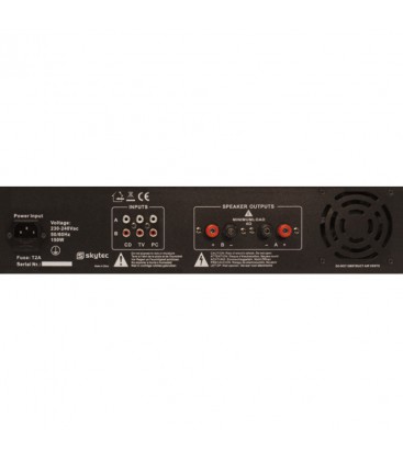 Versterker met equalizer 1000watt Skytec SPL 1000EQ