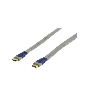 HDMI/HDMI FLAT-KABEL 1,5 m Gold Plated