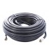 Coaxkabel 20 m zwart + 2 X F-con.