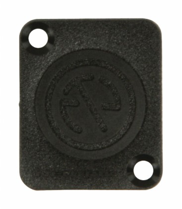 COVER PLATE TERMINAL BOARD BLACK NEUTRIK NTR-DBA