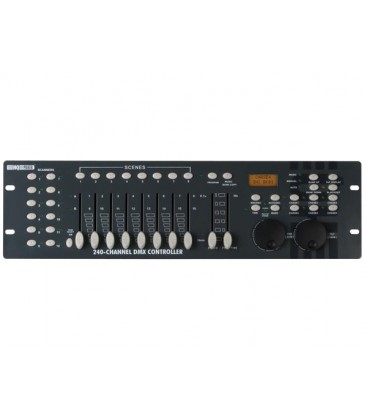 240-Kanaals DMX Controller met jogwheels HQ VDPC130