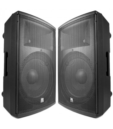 Set aanbieding 2 stuks Bi-amp. actieve speaker 12" 1400W PD412A