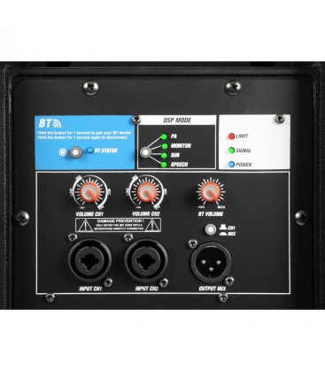 Set aanbieding 2 stuks Bi-amp. actieve speaker 15" 1400W PD415A