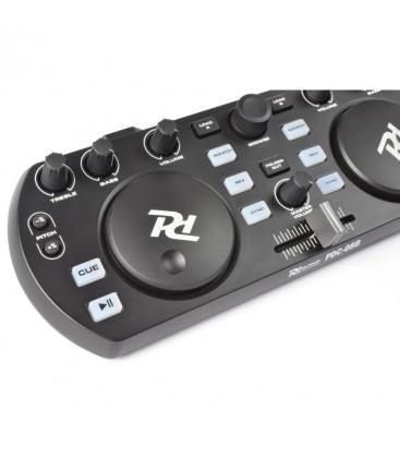 DJ Midi Controller PDC-08B, incl MixVibes Zwart