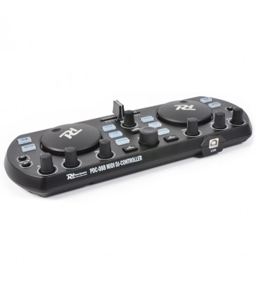 DJ Midi Controller PDC-08B, incl MixVibes Zwart