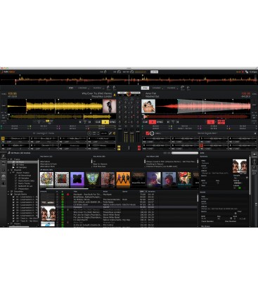 DJ Midi Controller PDC-08B, incl MixVibes Zwart