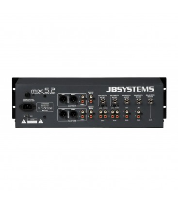 5 Kanaals Horeca Mixer MIX 5.2 JB SYSTEMS